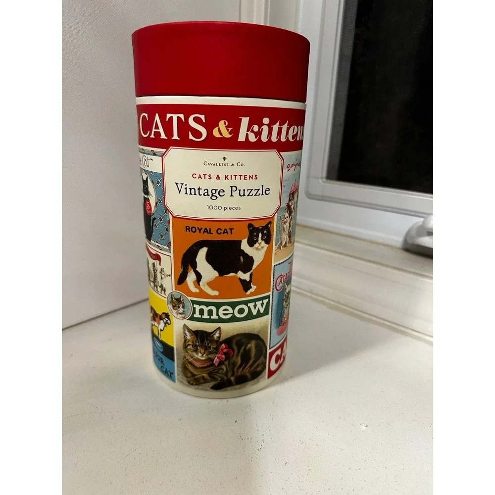 Cavallini & Co. Cats & Kittens 1000-piece puzzle